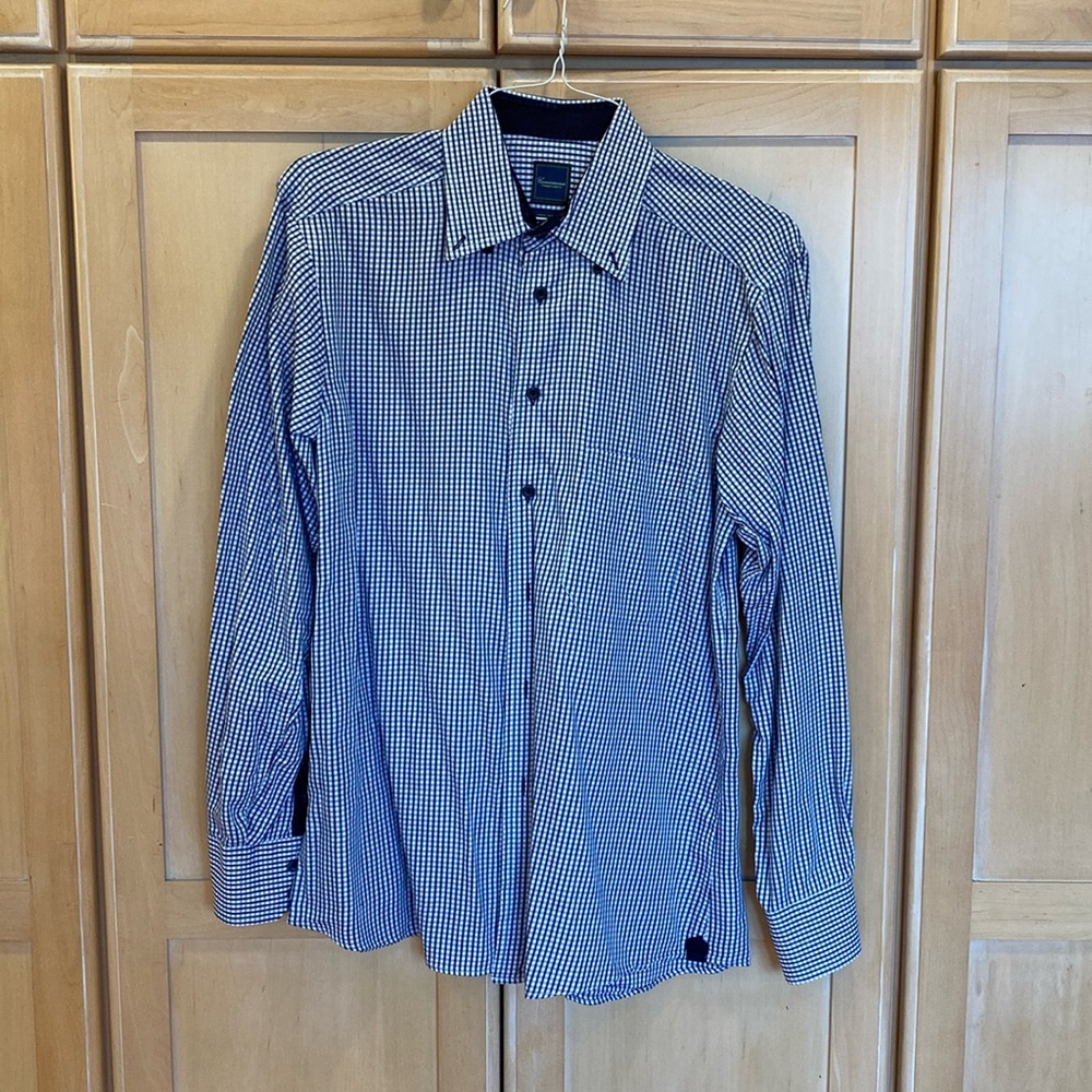 Camicissima Men’s Large 100% Cotton Button Down Shirt